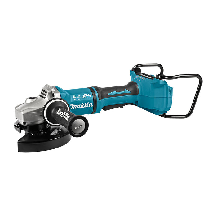 Máy mài góc Makita DGA700 dùng pin 18V x2 LXT, đường kính lưỡi 180mm, công tắc bóp, công nghệ ADT, AFT