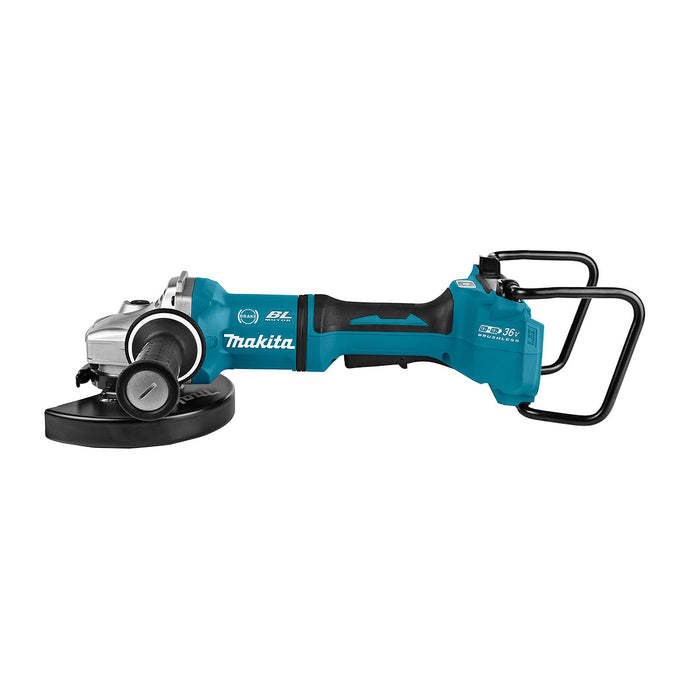 Máy mài góc Makita DGA701 dùng pin 18V LXT x2, đường kính lưỡi 180mm, công tắc bóp, công nghệ AWS