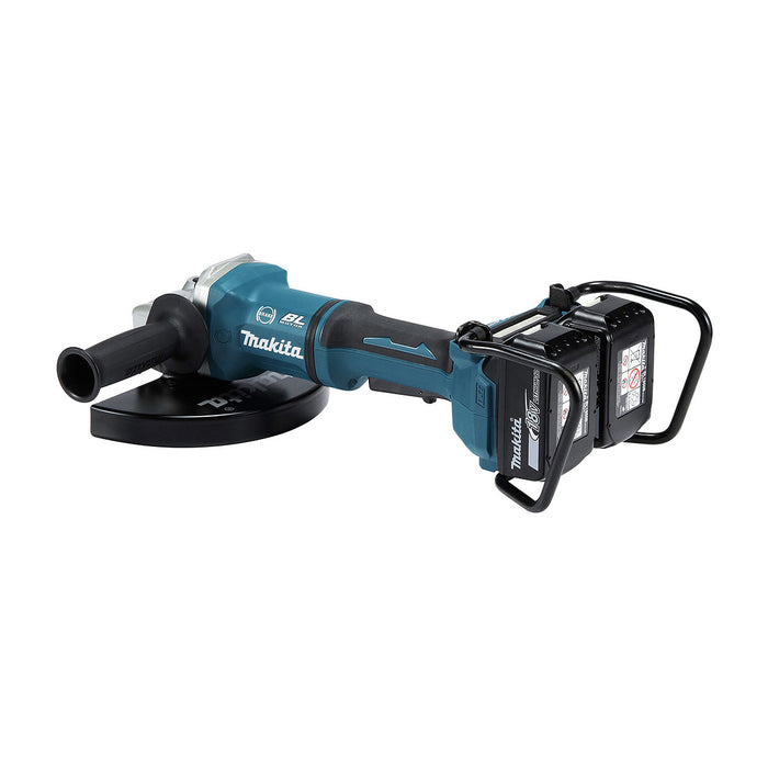 Máy mài góc Makita DGA900 dùng pin 18V x2, đường kính lưỡi 230mm, công tắc bóp, công nghệ ADT, AFT