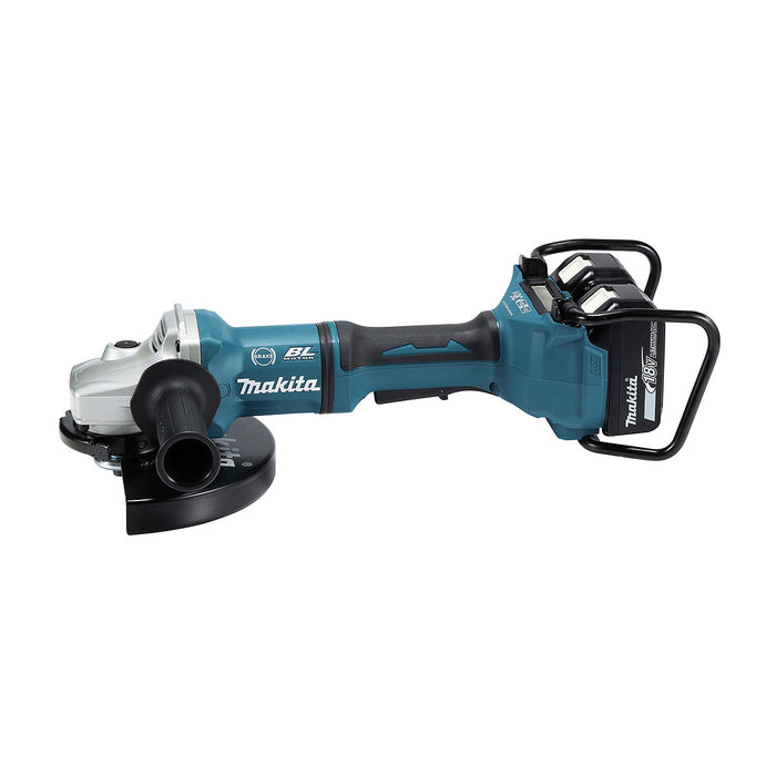 Máy mài góc Makita DGA900 dùng pin 18V x2, đường kính lưỡi 230mm, công tắc bóp, công nghệ ADT, AFT