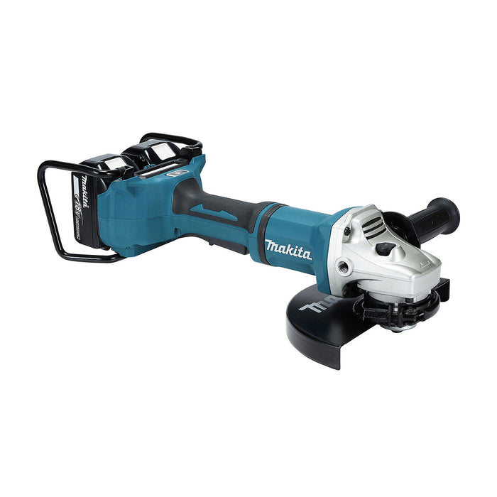 Máy mài góc Makita DGA901 dùng pin 18V x2 LXT, đường kính lưỡi 230mm, công tắc bóp, công nghệ ADT, AFT, AWS