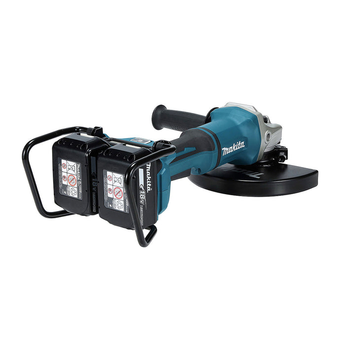 Máy mài góc Makita DGA901 dùng pin 18V x2 LXT, đường kính lưỡi 230mm, công tắc bóp, công nghệ ADT, AFT, AWS