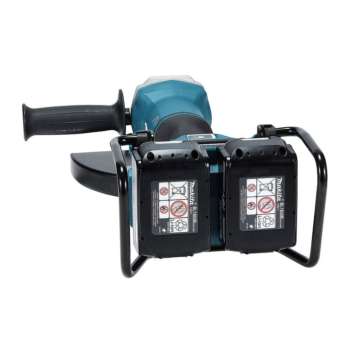 Máy mài góc Makita DGA901 dùng pin 18V x2 LXT, đường kính lưỡi 230mm, công tắc bóp, công nghệ ADT, AFT, AWS