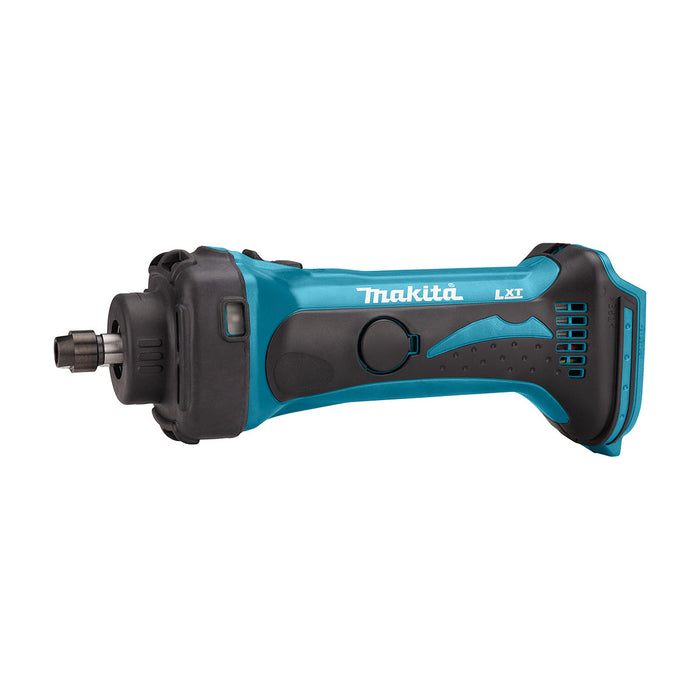 Máy mài khuôn Makita DGD801 dùng Pin 18V LXT chấu bóp 8mm, đường kính mũi mài 36mm, nòng ngắn, công tắc trượt