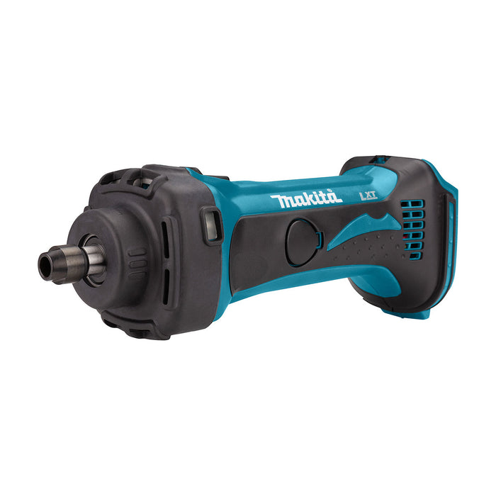 Máy mài khuôn Makita DGD801 dùng Pin 18V LXT chấu bóp 8mm, đường kính mũi mài 36mm, nòng ngắn, công tắc trượt