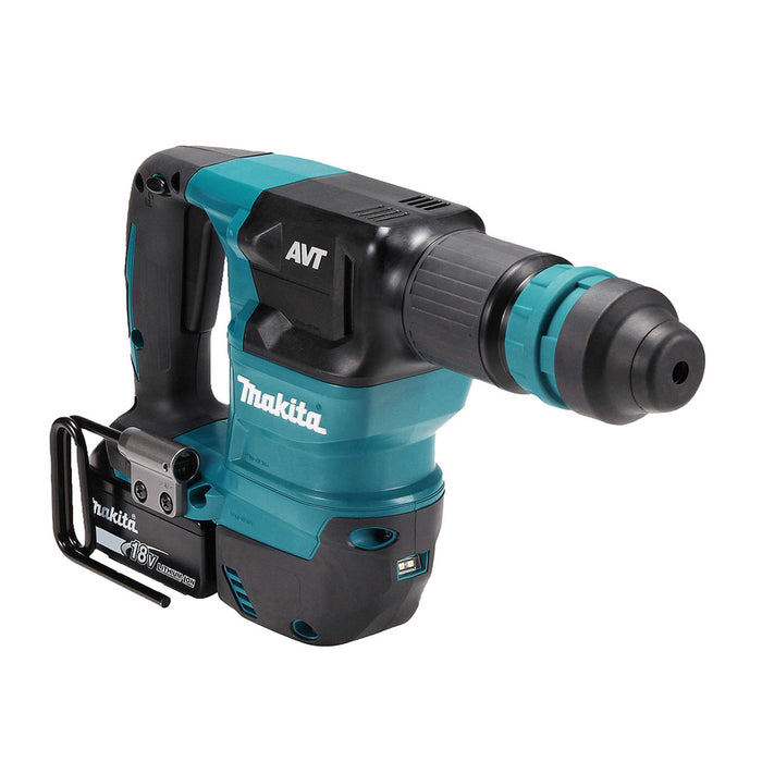 Máy đục bê tông Makita DHK180 dùng Pin 18V LXT đuôi gài SDS-Plus, công nghệ AVT