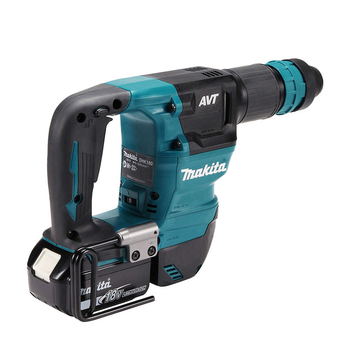 Máy đục bê tông Makita DHK180 dùng Pin 18V LXT đuôi gài SDS-Plus, công nghệ AVT