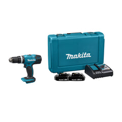 DHP453SYE: Thân máy + Sạc(DC18SD) + 2 pin 1.5Ah(BL1815N)