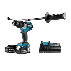 DHP481RTE: Thân máy + Sạc nhanh(DC18RC) + 2 pin 5.0Ah(BL1850B)