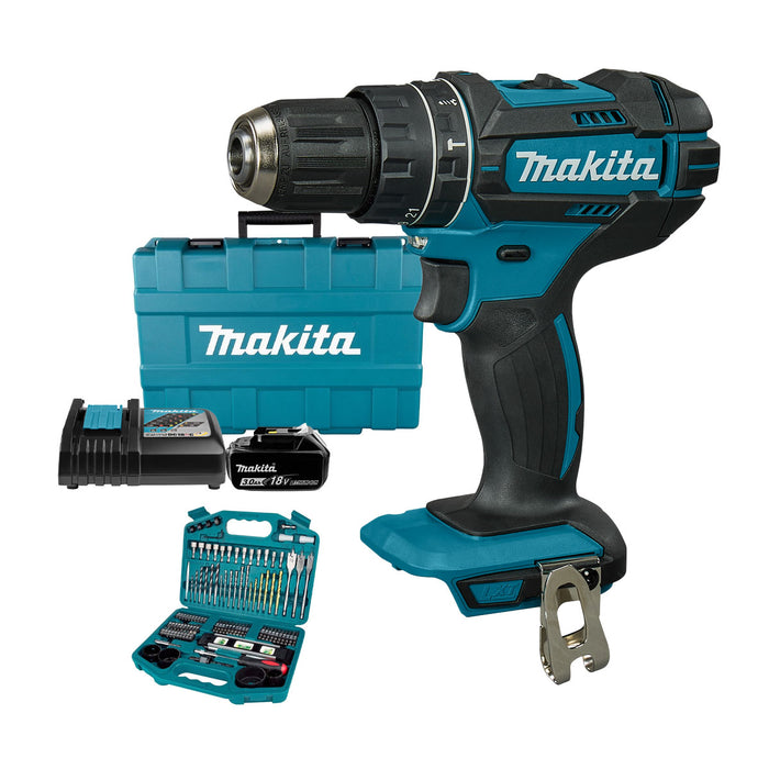 Máy khoan búa Makita DHP482 dùng Pin 18V LXT đầu kẹp 13mm