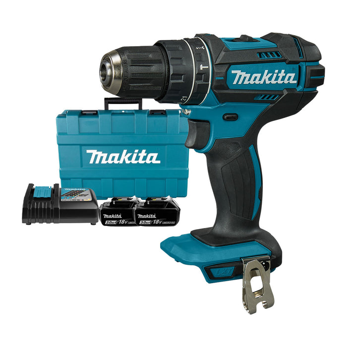 Máy khoan búa Makita DHP482 dùng Pin 18V LXT đầu kẹp 13mm