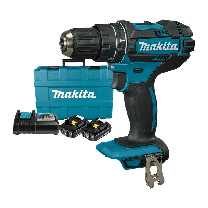 Máy khoan búa Makita DHP482 dùng Pin 18V LXT đầu kẹp 13mm