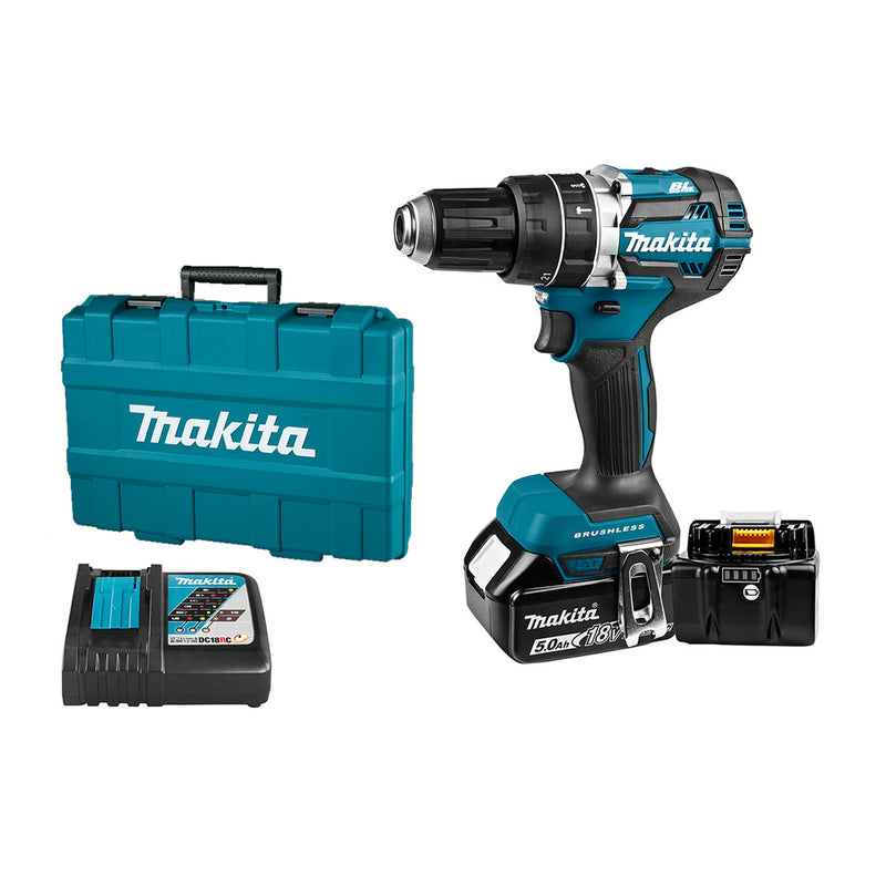Máy khoan búa Makita DHP484 dùng Pin 18V LXT đầu kẹp 13mm