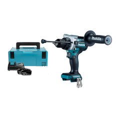 DHP486RTE: Thân máy + sạc nhanh(DC18RC) + 2 pin 5.0Ah(BL1850B) + Vali nhựa