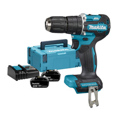 DHP487RFJ: Thân máy + Sạc nhanh(DC18RC), 2 pin 3.0Ah(BL1830B) + Thùng Makpac số 2(821550-0)