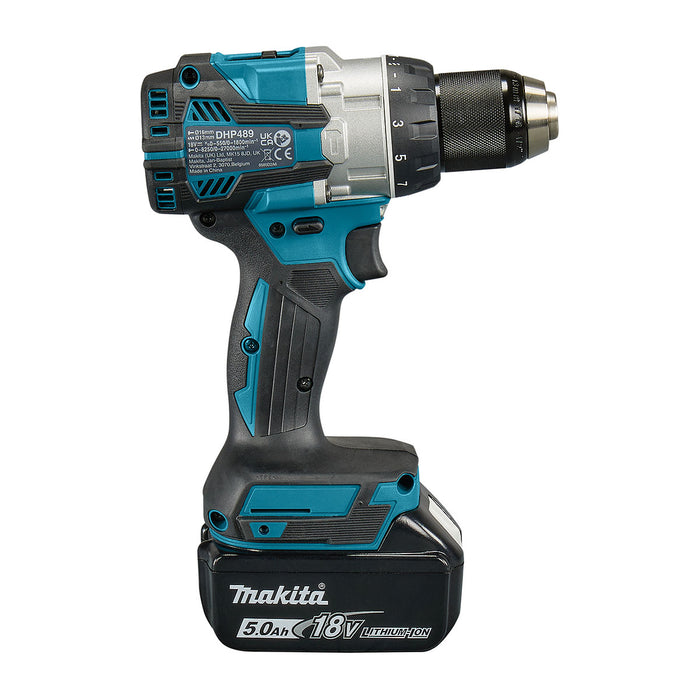 Máy khoan búa Makita DHP489 dùng Pin 18V LXT đầu kẹp 13mm