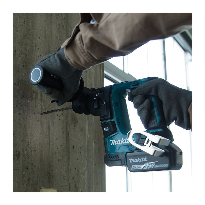 Máy khoan bê tông  Makita DHR171 dùng Pin 18V LXT, khả năng khoan 17mm đuôi gài SDS-Plus