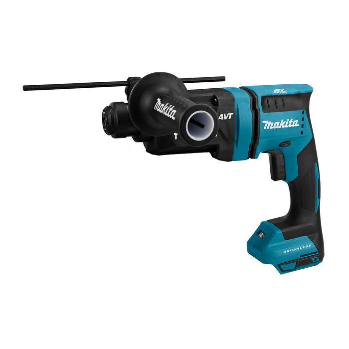 Máy khoan bê tông 3 chức năng Makita DHR182 dùng Pin 18V LXT, khả năng khoan 18mm đuôi gài SDS-Plus, công nghệ AVT, AWS