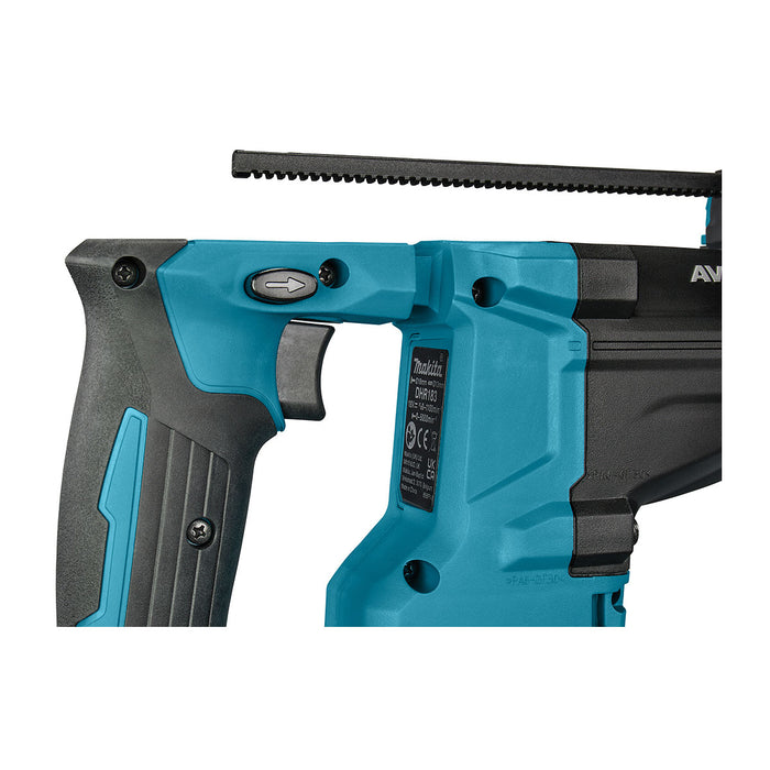 Máy khoan bê tông Makita DHR183 dùng Pin 18V LXT, khả năng khoan 18mm đuôi gài SDS-Plus, công nghệ AVT