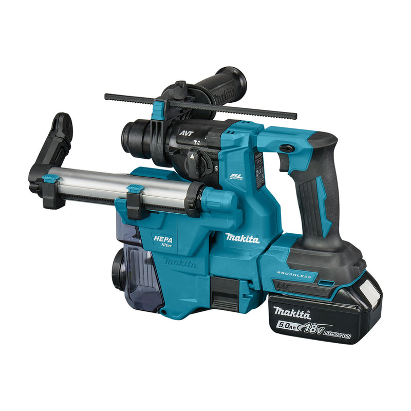 Máy khoan bê tông Makita DHR183 dùng Pin 18V LXT, khả năng khoan 18mm đuôi gài SDS-Plus, công nghệ AVT