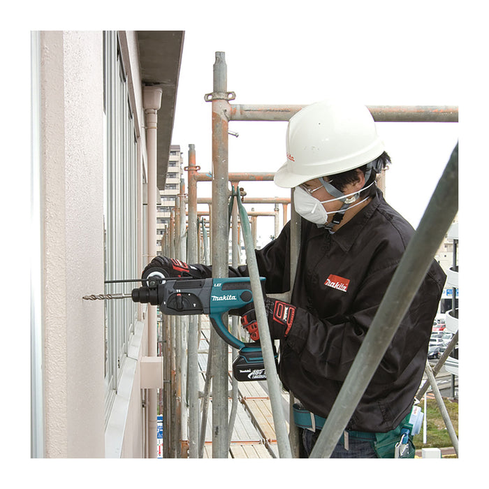 Máy khoan bê tông 3 chức năng Makita DHR202 dùng Pin 18V LXT, khả năng khoan 20mm đuôi gài SDS-Plus