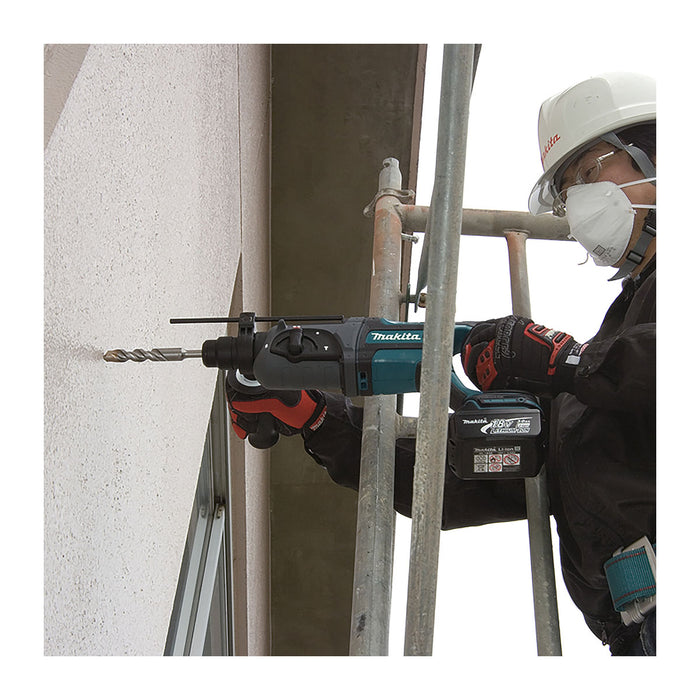 Máy khoan bê tông 3 chức năng Makita DHR241 dùng Pin 18V LXT khả năng khoan 20mm, đuôi gài SDS-Plus