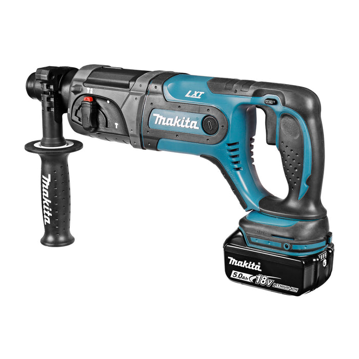 Máy khoan bê tông 3 chức năng Makita DHR241 dùng Pin 18V LXT khả năng khoan 20mm, đuôi gài SDS-Plus