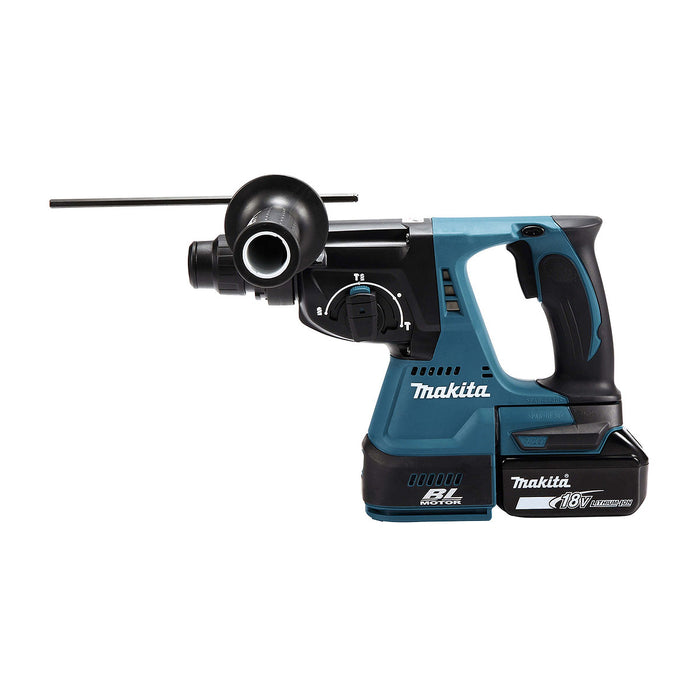 Máy khoan bê tông 3 chức năng Makita DHR242 dùng Pin 18V LXT khả năng khoan 24mm, đuôi gài SDS-Plus