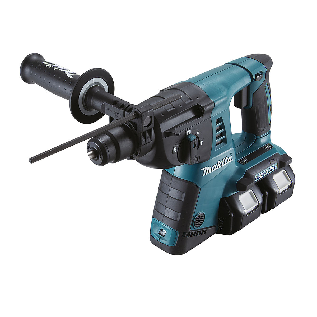 Máy khoan bê tông 3 chức năng Makita DHR263 dùng Pin 18V x2 LXT khả năng khoan 26mm đuôi gài SDS-Plus