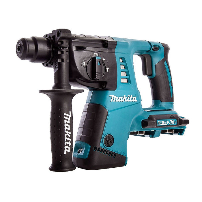 Máy khoan bê tông 3 chức năng Makita DHR263 dùng Pin 18V x2 LXT khả năng khoan 26mm đuôi gài SDS-Plus