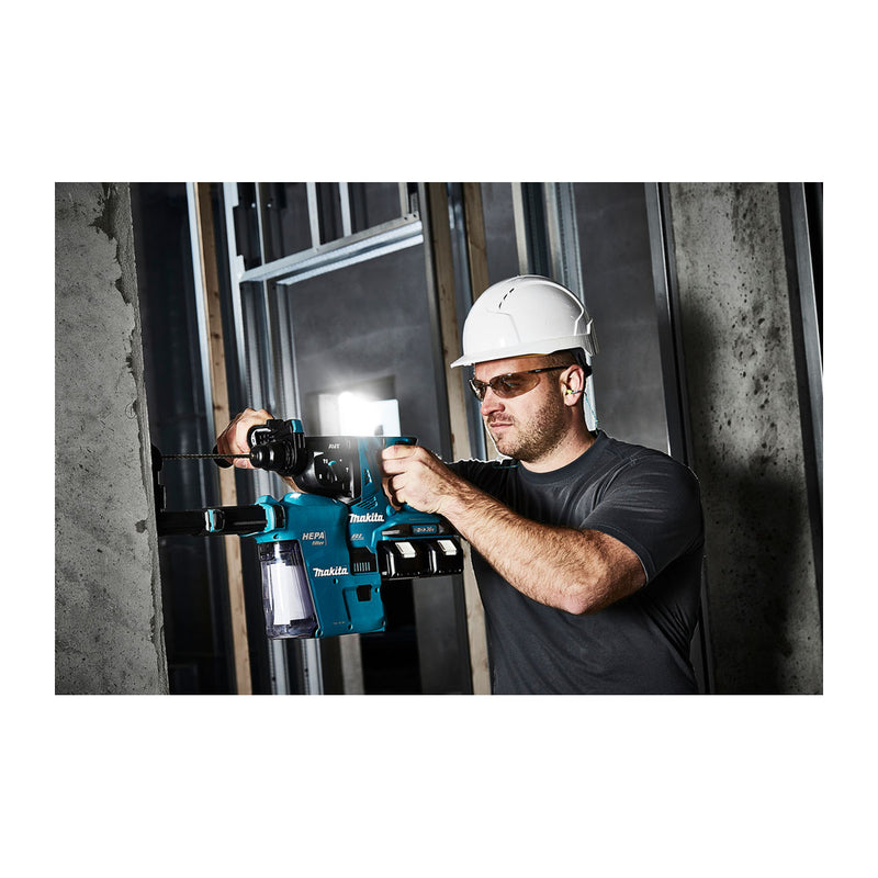 Máy khoan bê tông 3 chức năng Makita DHR280 dùng Pin 18V x2 LXT khả năng khoan 28mm đuôi gài SDS-Plus, công nghệ AVT