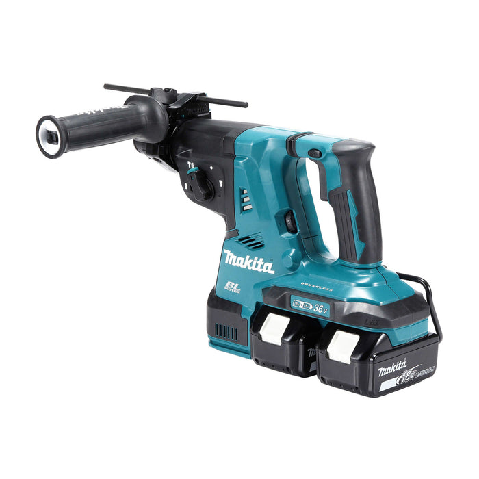 Máy khoan bê tông 3 chức năng Makita DHR280 dùng Pin 18V x2 LXT khả năng khoan 28mm đuôi gài SDS-Plus, công nghệ AVT