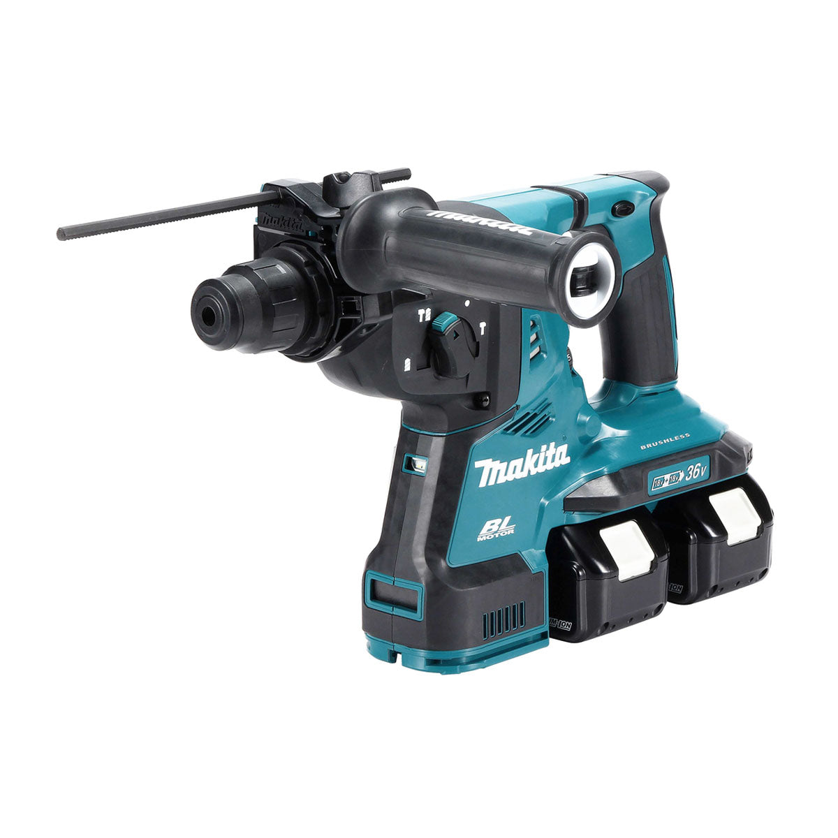 Máy khoan bê tông 3 chức năng Makita DHR280 dùng Pin 18V x2 LXT khả năng khoan 28mm đuôi gài SDS-Plus, công nghệ AVT