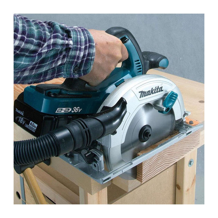 Máy cưa đĩa Makita DHS710 dùng Pin 18V x2 LXT, đường kính lưỡi 185/190mm