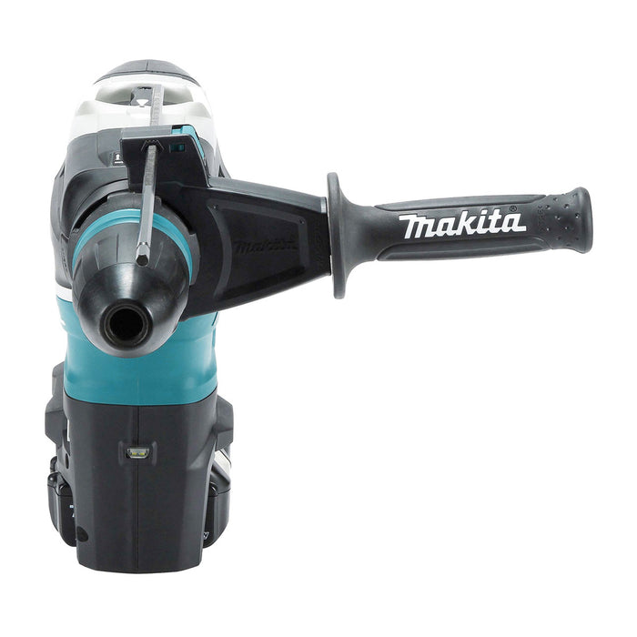 Máy khoan bê tông Makita DHR400 dùng Pin 18V x2 LXT, cỡ mũi 40mm, đuôi gài SDS-Max công nghệ AWS, AFT, AVT