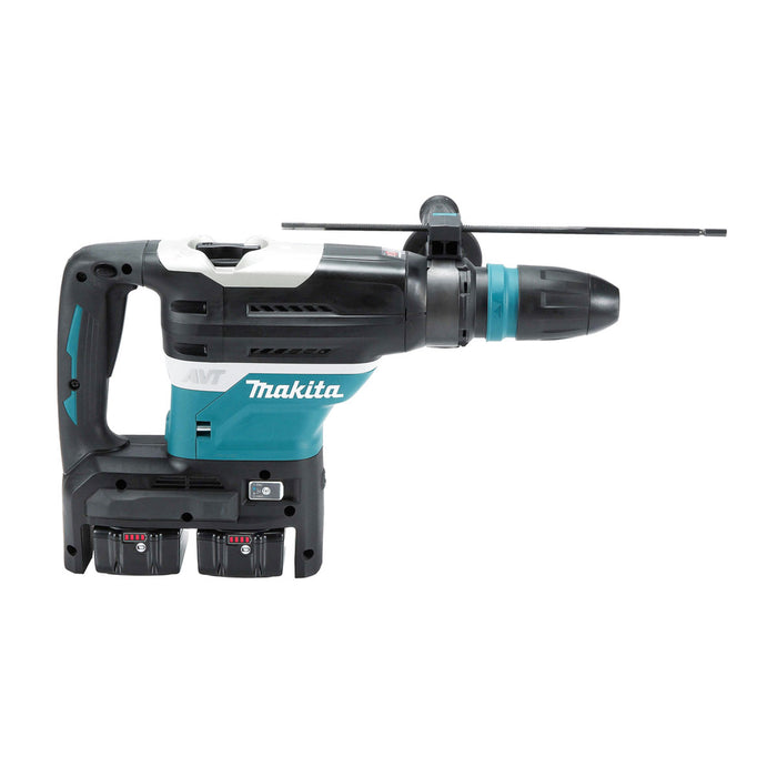 Máy khoan bê tông Makita DHR400 dùng Pin 18V x2 LXT, cỡ mũi 40mm, đuôi gài SDS-Max công nghệ AWS, AFT, AVT