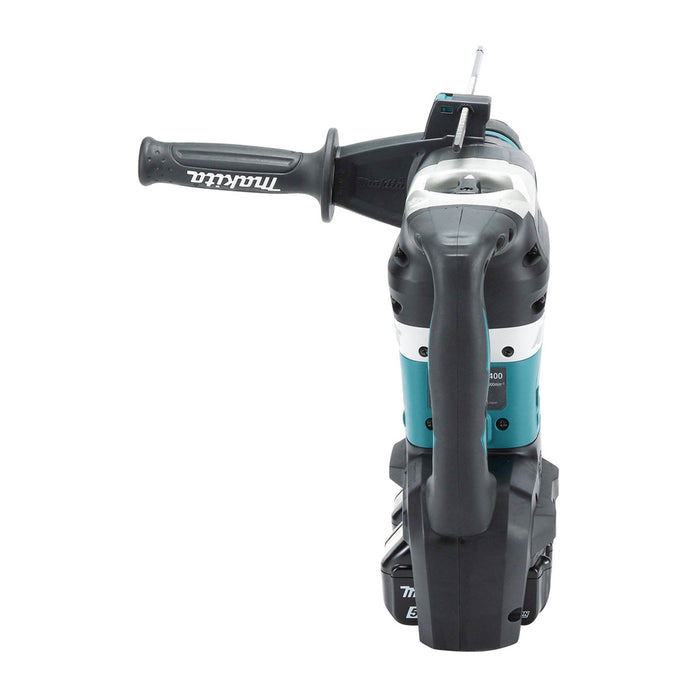 Máy khoan bê tông Makita DHR400 dùng Pin 18V x2 LXT, cỡ mũi 40mm, đuôi gài SDS-Max công nghệ AWS, AFT, AVT