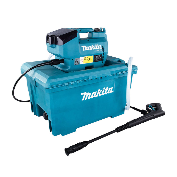 Máy xịt rửa áp lực cao Makita DHW080 dùng Pin 18V x2 LXT, áp lực tối đa 8MPa