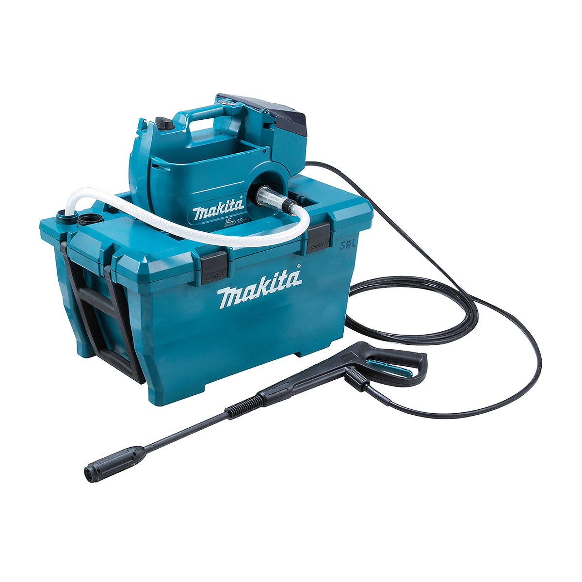 Máy xịt rửa áp lực cao Makita DHW080 dùng Pin 18V x2 LXT, áp lực tối đa 8MPa