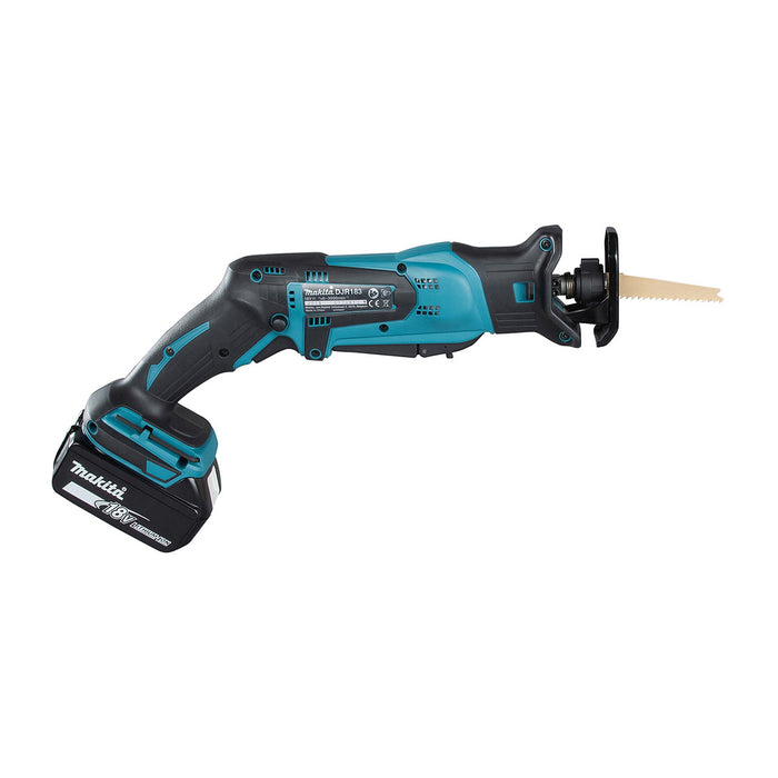 Máy cưa kiếm Makita DJR183 dùng Pin 18V LXT, độ xọc 13mm, 2 công tắc tiện dụng