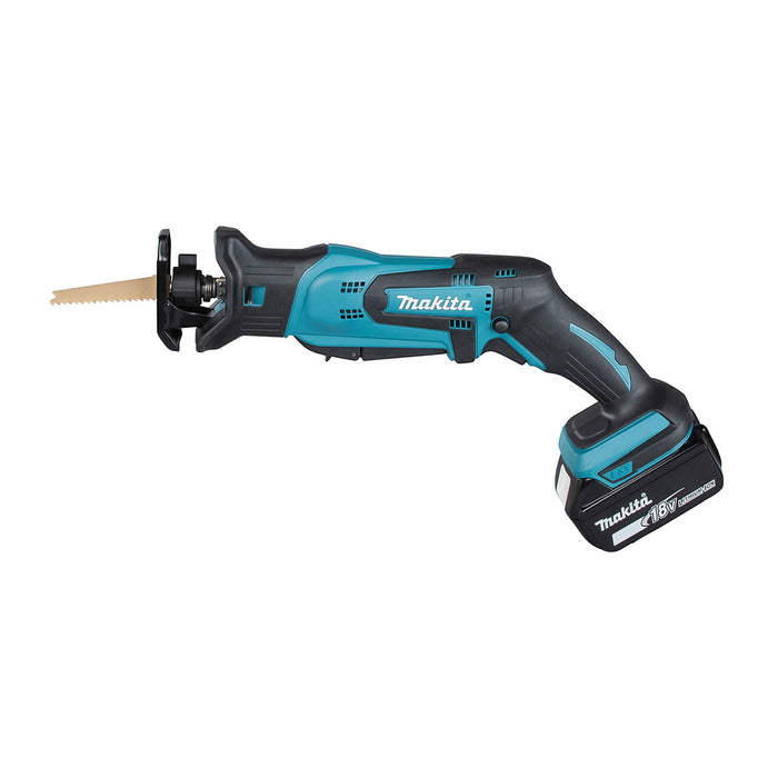 Máy cưa kiếm Makita DJR183 dùng Pin 18V LXT, độ xọc 13mm, 2 công tắc tiện dụng