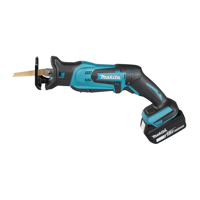 Máy cưa kiếm Makita DJR185 dùng Pin 18V LXT, độ xọc 13mm, 2 công tắc tiện dụng