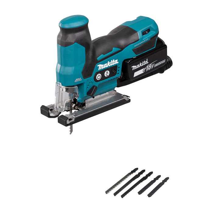 Máy cưa lọng Makita DJV185 dùng Pin 18V LXT độ xọc 23mm, công tắc điện tử