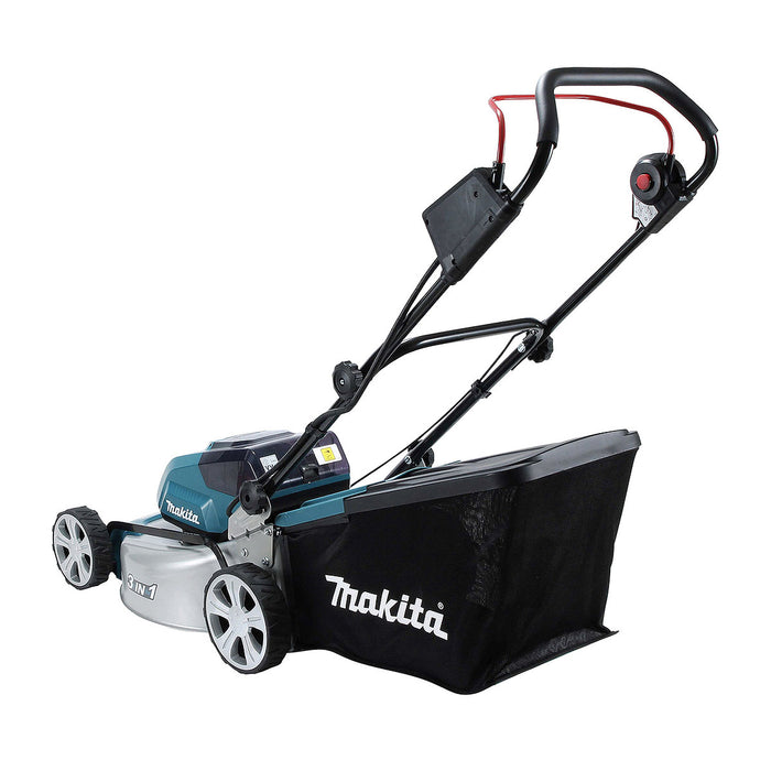 Máy cắt cỏ đẩy Makita DLM460 dùng Pin 18V x2 LXT, đường kính lưỡi 460mm