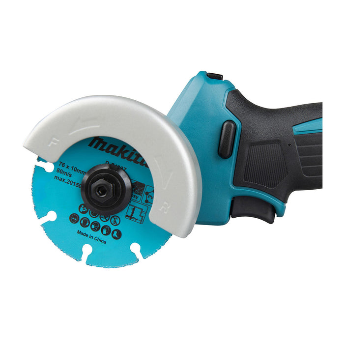 Máy cắt mini Makita DMC300 dùng Pin 18V LXT, đường kính lưỡi 76mm, công nghệ AFT