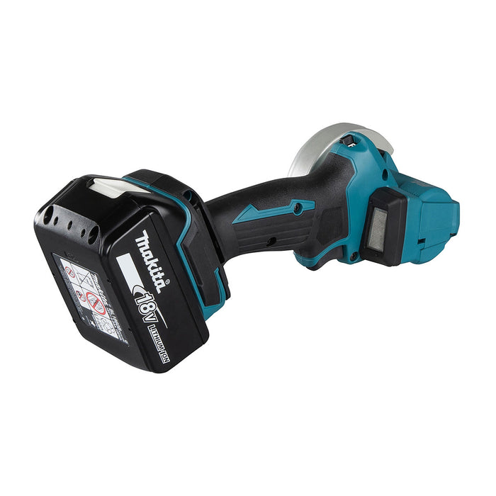 Máy cắt mini Makita DMC300 dùng Pin 18V LXT, đường kính lưỡi 76mm, công nghệ AFT