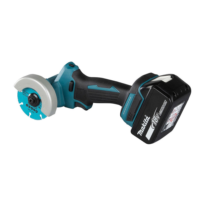 Máy cắt mini Makita DMC300 dùng Pin 18V LXT, đường kính lưỡi 76mm, công nghệ AFT