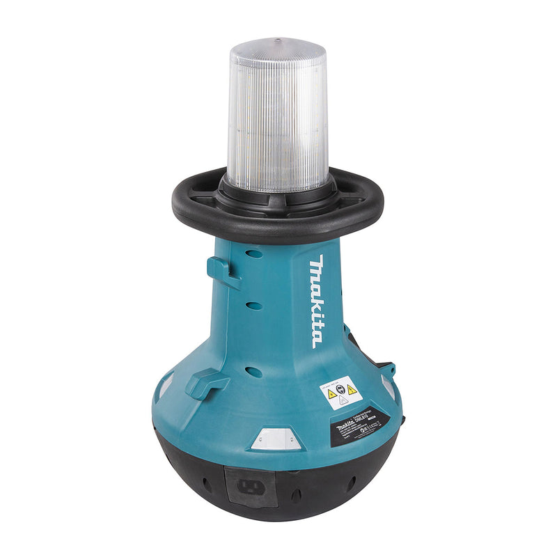 Đèn công trường chống lật Makita DML810 dùng được với Pin 18V LXT, 14.4V và điện, độ sáng 5,500lm
