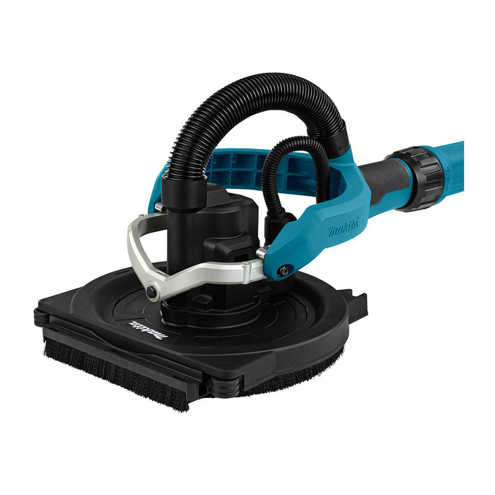 Máy chà nhám tường Makita DSL800 đường kính đế 210mm, kích thước đĩa 225mm dùng Pin 18V LXT, công nghệ AWS