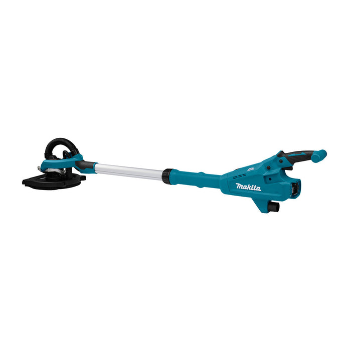 Máy chà nhám tường Makita DSL800 đường kính đế 210mm, kích thước đĩa 225mm dùng Pin 18V LXT, công nghệ AWS